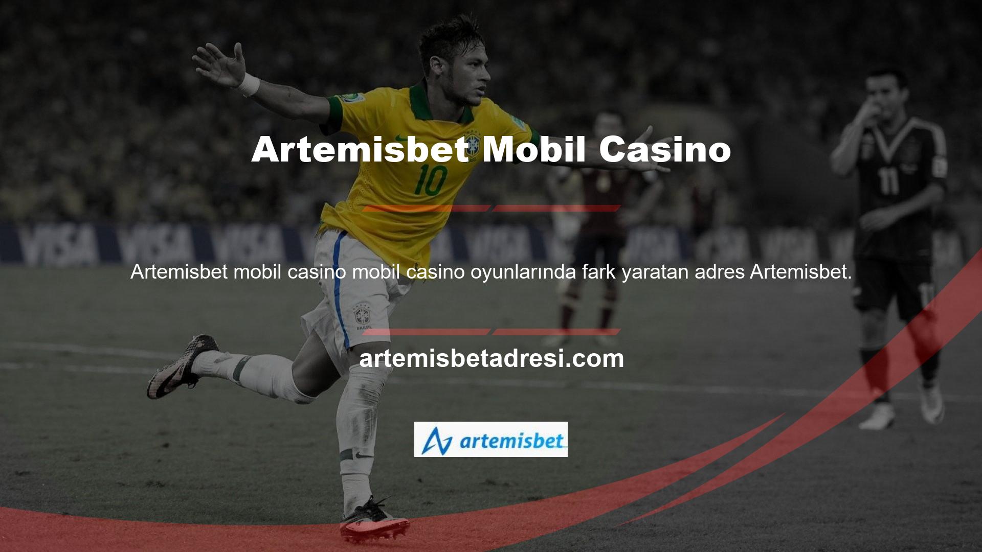 Artemisbet mobil sitesine giriş yaptıktan sonra cep telefonunuzdan bahis oynayabilirsiniz