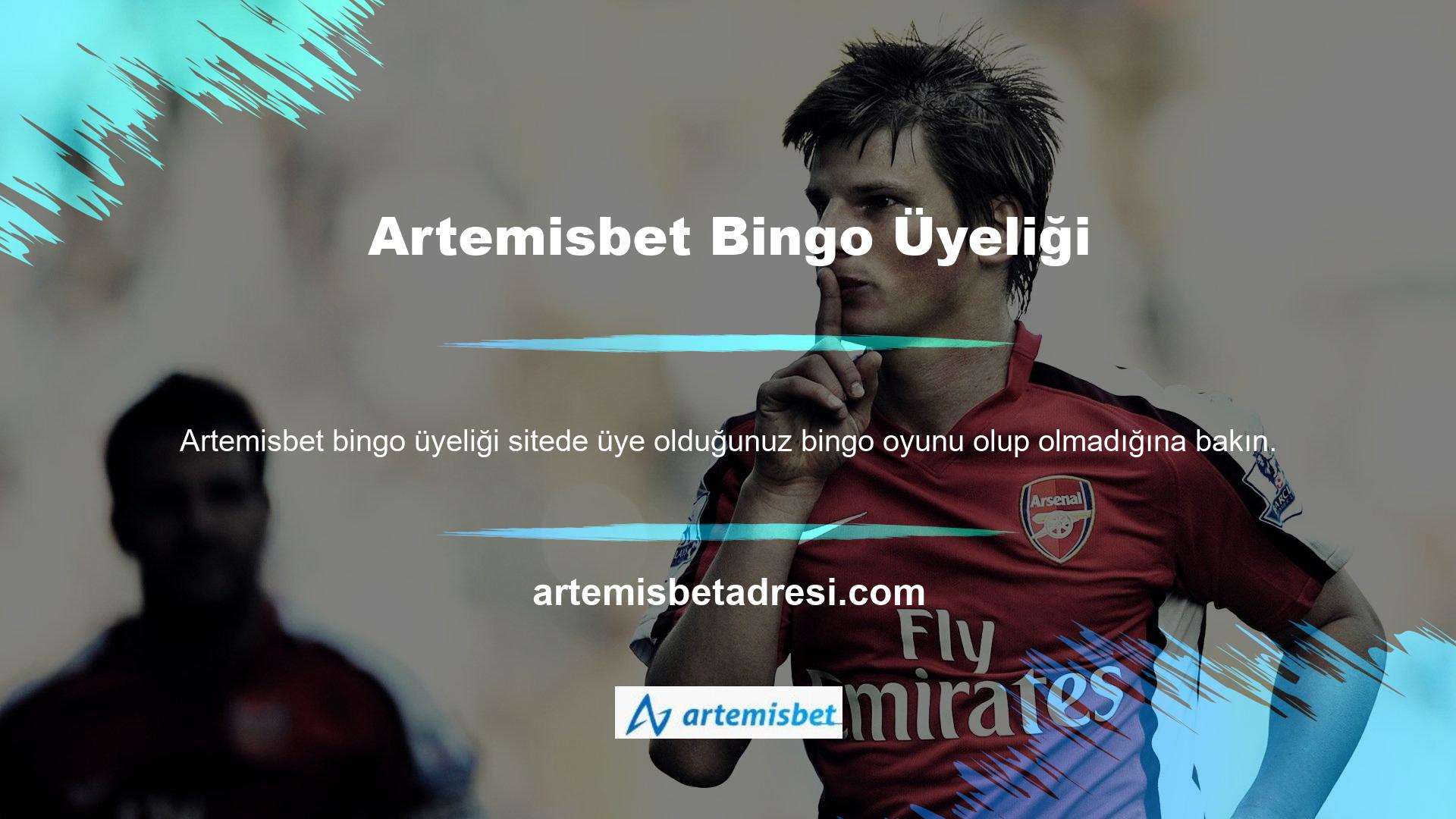 Siteye giriş yaparken bingo'yu hızlı bir şekilde oynayabilirsiniz